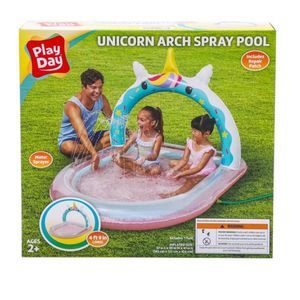 NIB Play Day Outdoor Unicorn Arch Spray Kid Pool